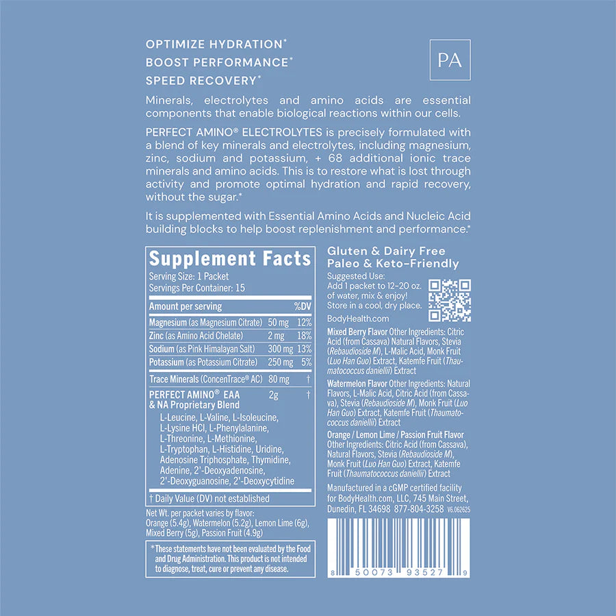 Perfect Amino & Electrolytes Sample Pack