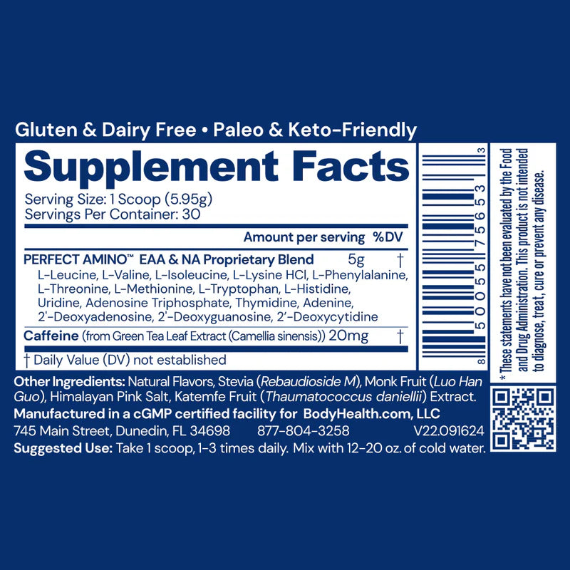 PerfectAmino - Amino Acid Supplement - 30 Serving