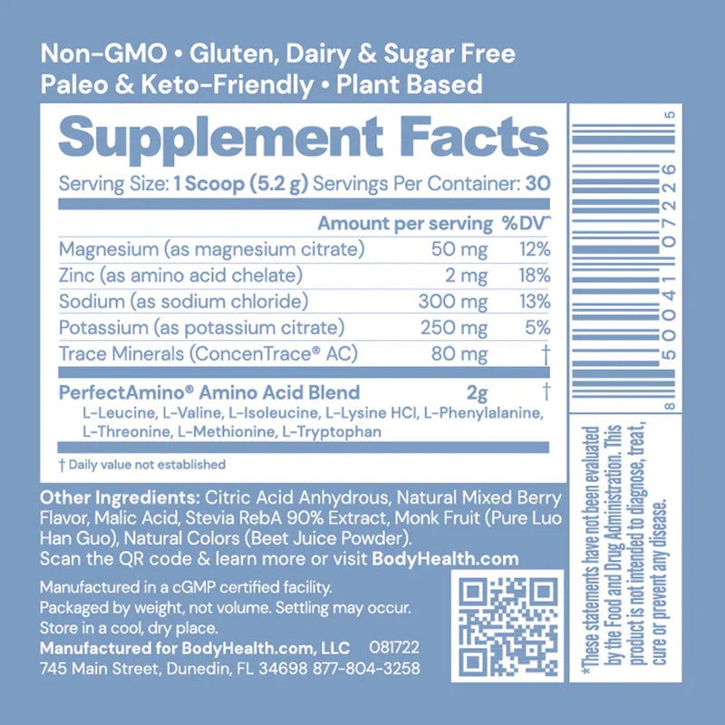 PerfectAmino Electrolytes - 30 Serve