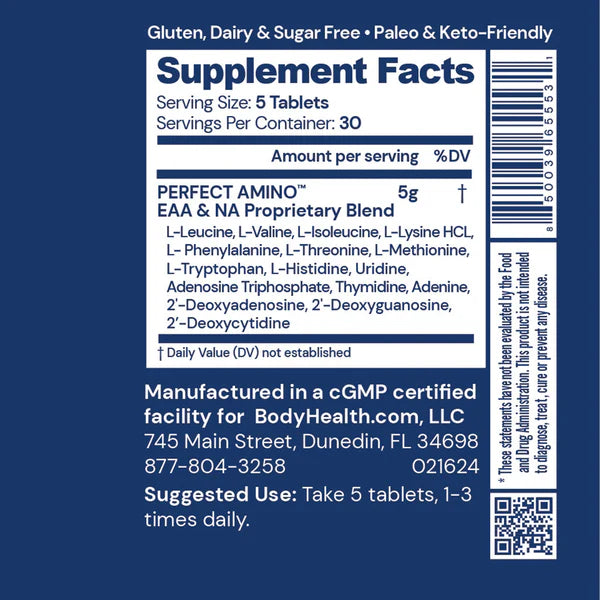 PerfectAmino Tablets - Uncoated 30 serve
