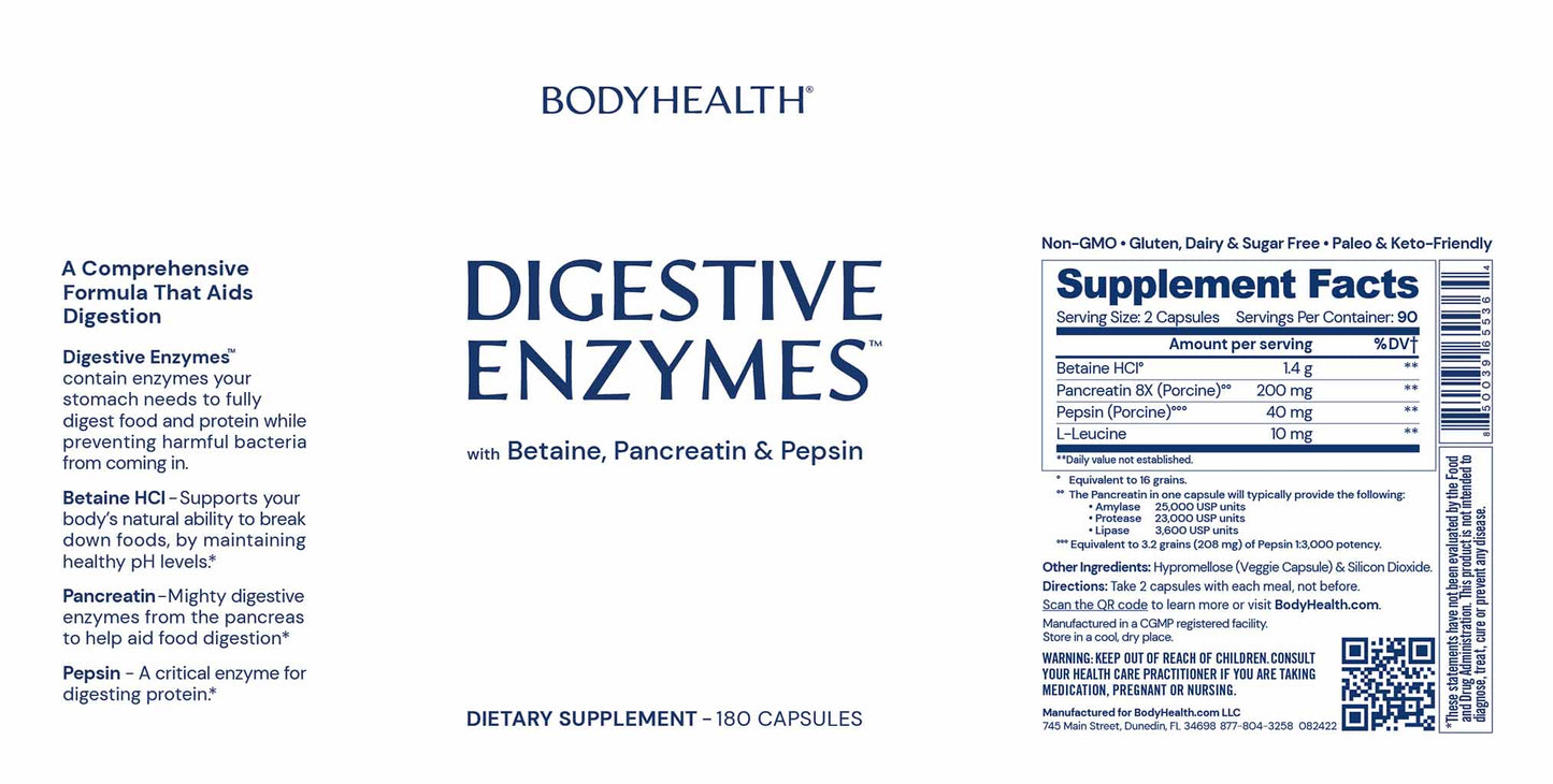 BodyHealth Digestive Enzymes